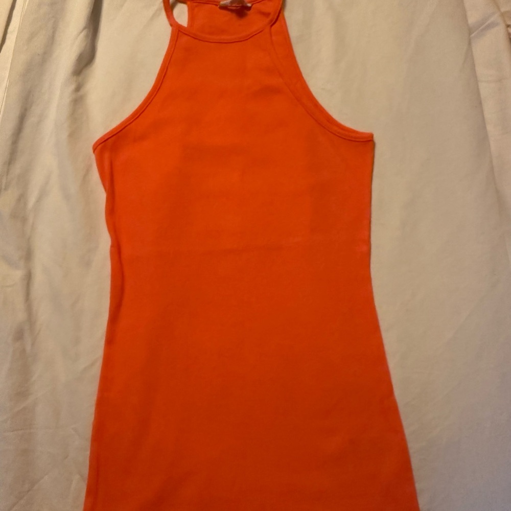 Women’s Orange Halter Tank Top by G by Guess